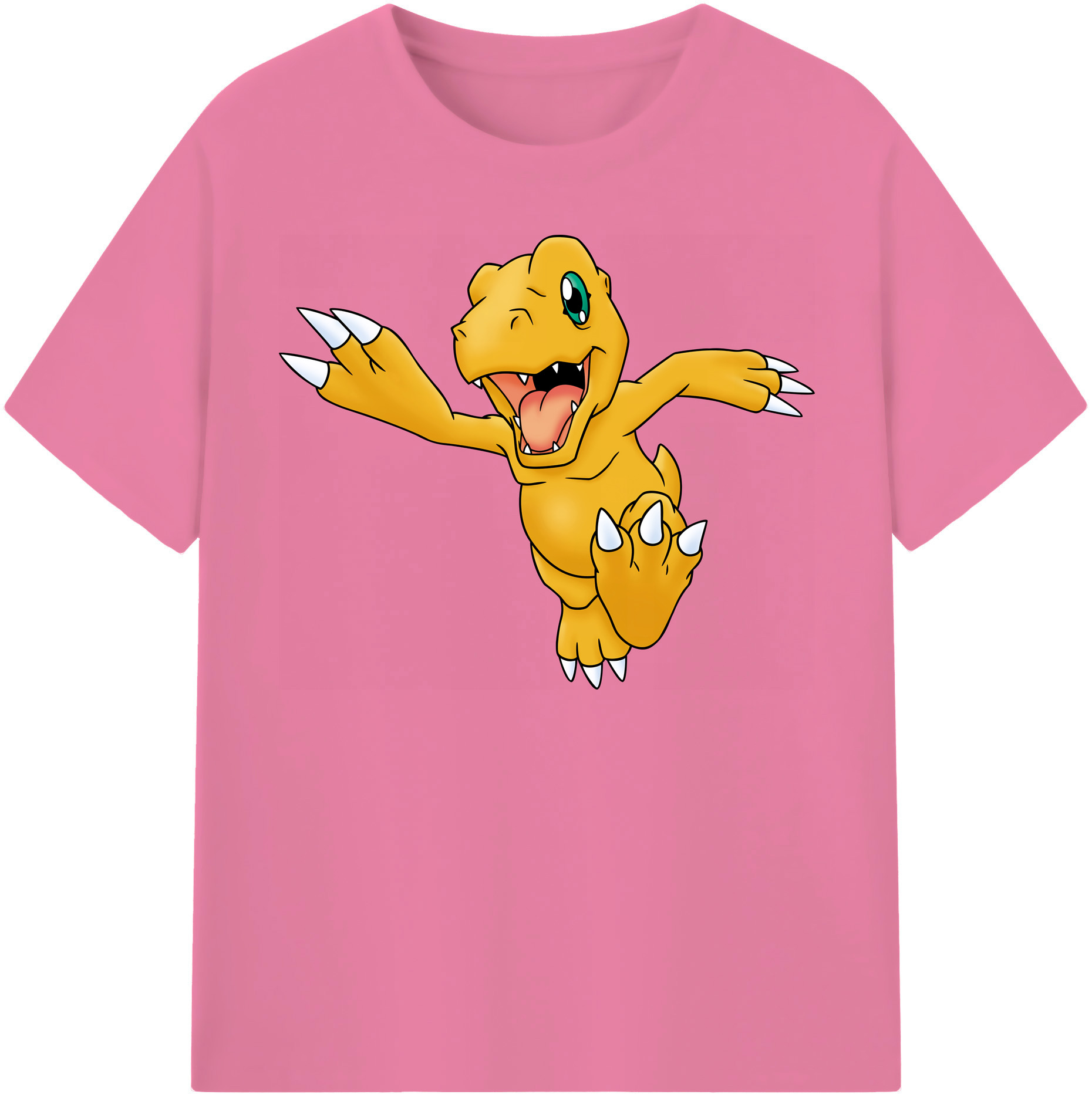 （画像用） Digimon デジタルモンスター/デジモン 綿100％半袖Tシャツ（フロントプリント）